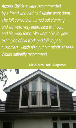 loft conversion Aughton Lancashire