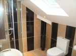 Completed en-suite fully tiled