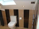 Completed en-suite fully tiled