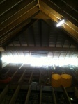 First fix showing sub-floor and structural steels